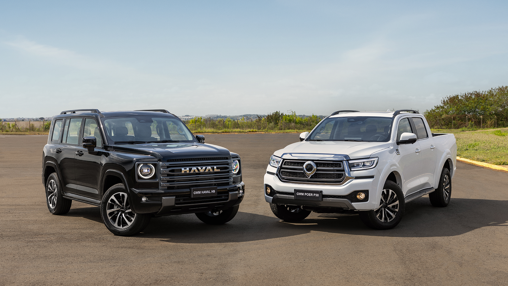 SUV Haval H9 e picape Poer P30
